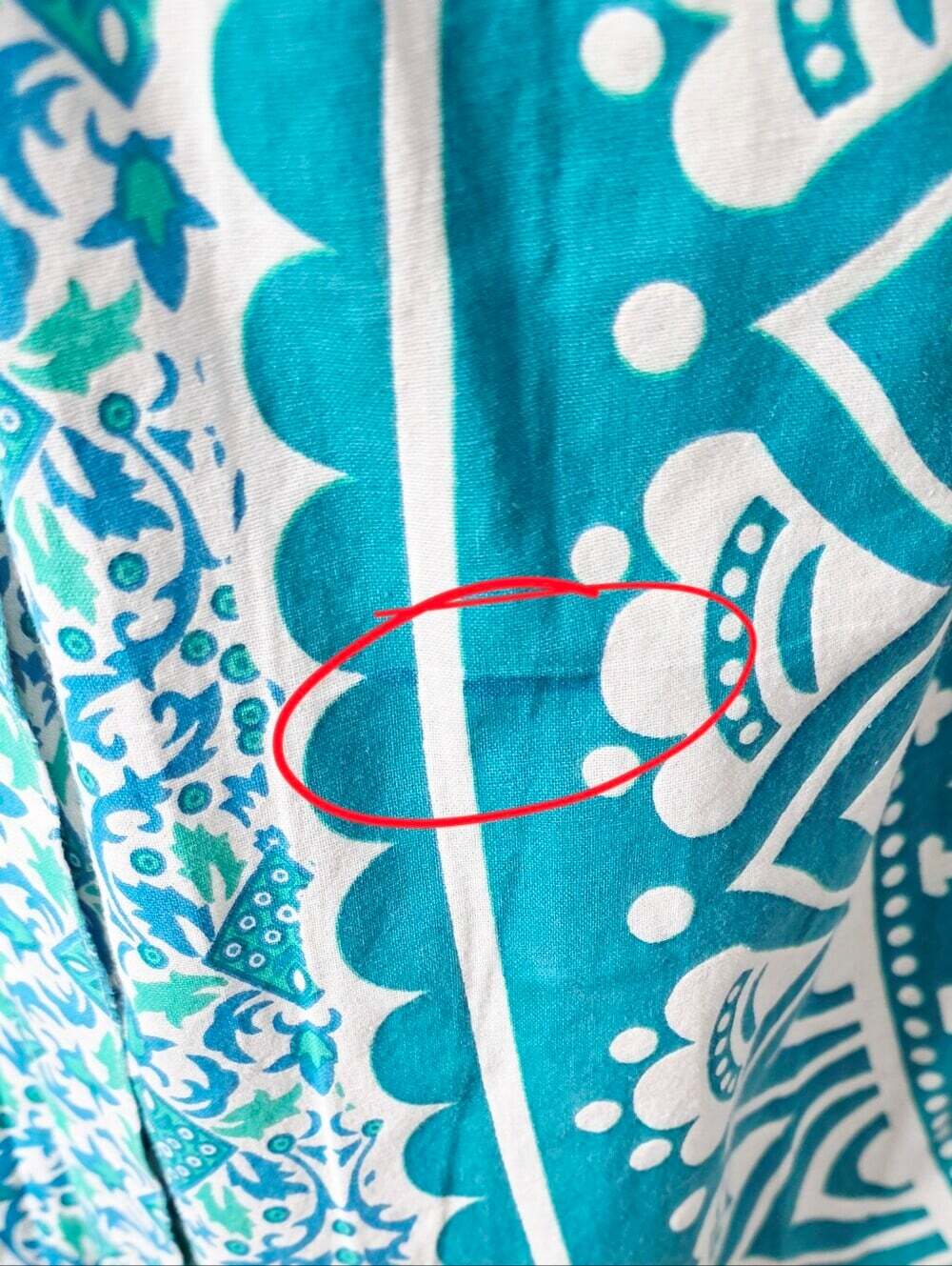 Turquoise Printed Kimono Robe - Women Intimates & Sleepwear - Picture 10 of 14